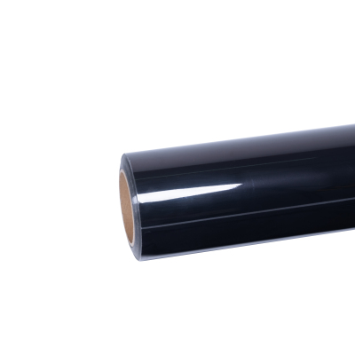 Ravoony Plus Glossy Diamond Black Red Vinyl Car Wrap 02