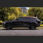 Ravoony Plus Glossy Diamond Black Red Vinyl Car Wrap