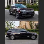 Ravoony Plus Glossy Diamond Black Red Vinyl Car Wrap