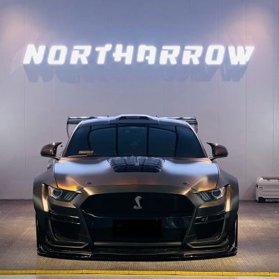 Ravoony Plus PET Matte Neon Electroplated Tungsten Steel Grey Car Vinyl Wrap 01