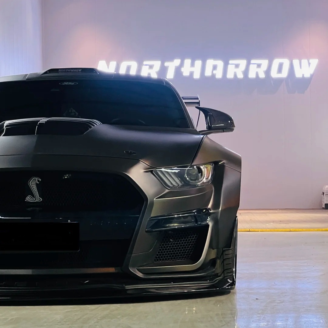 Ravoony Plus PET Matte Neon Electroplated Tungsten Steel Grey Car Vinyl Wrap