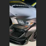 Ravoony Plus PET Matte Neon Electroplated Tungsten Steel Grey Car Vinyl Wrap