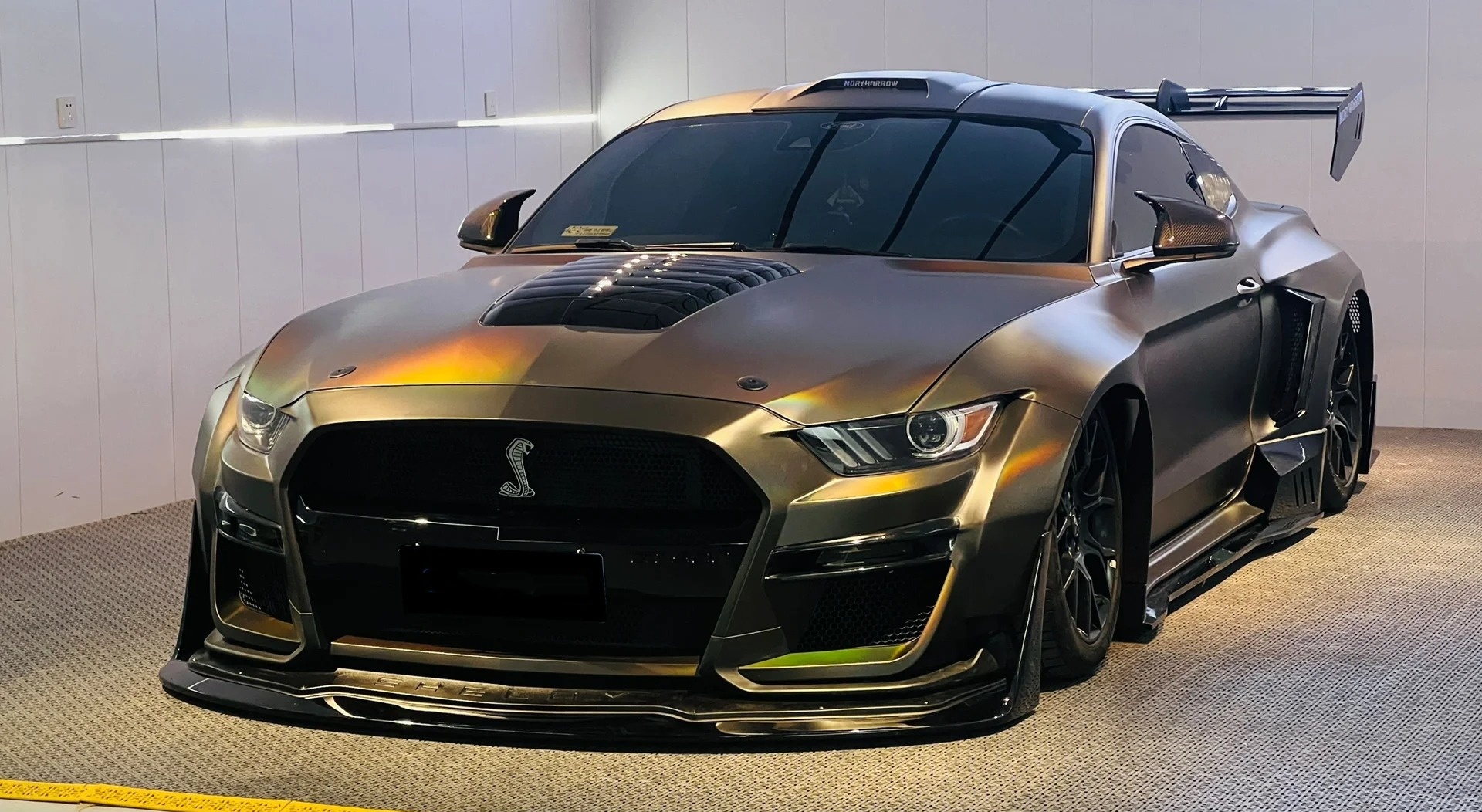 Ravoony Plus PET Matte Neon Electroplated Tungsten Steel Grey Car Vinyl Wrap