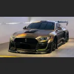Ravoony Plus PET Matte Neon Electroplated Tungsten Steel Grey Car Vinyl Wrap