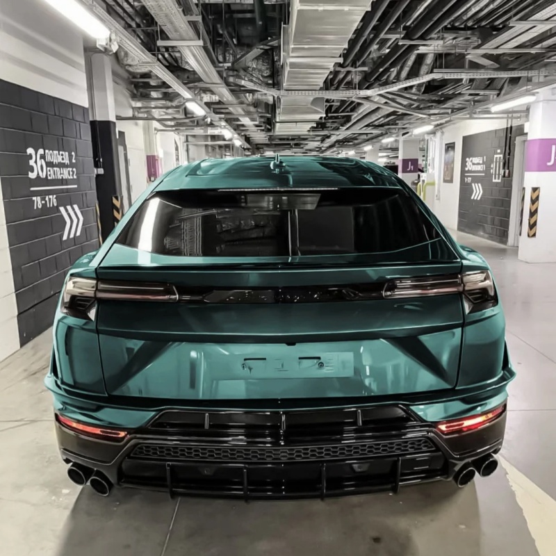 Ravoony Basic PET Gloss Metallic Ryan Green Car Wrap