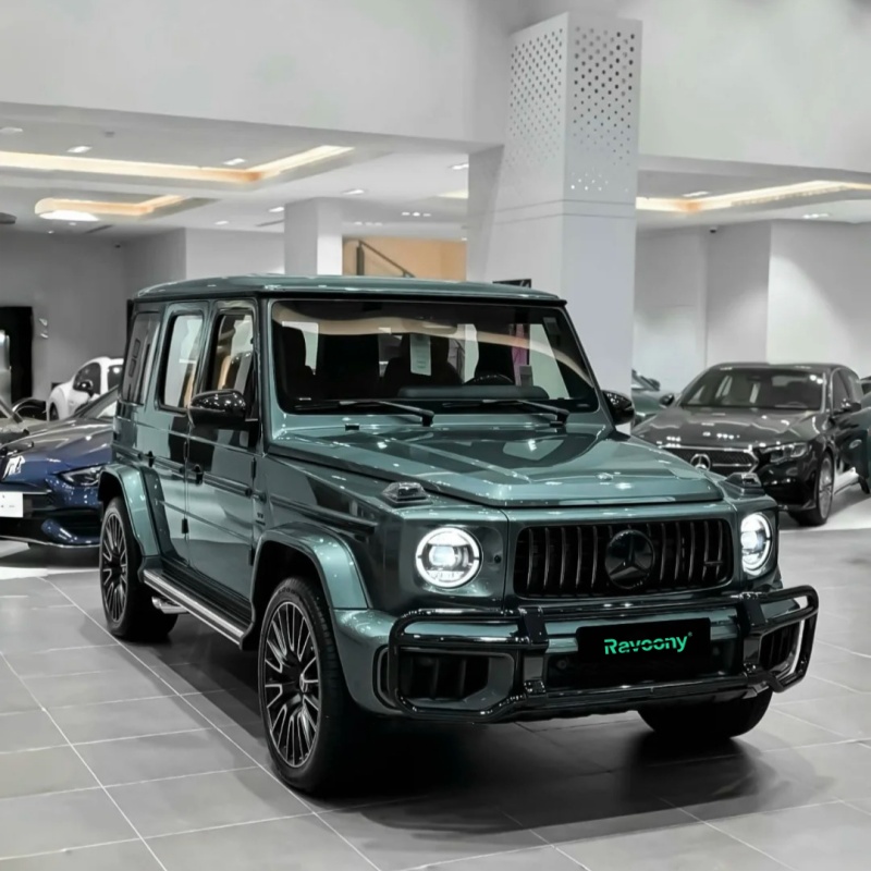 Ravoony Basic PET Gloss Metallic Ryan Green Car Wrap