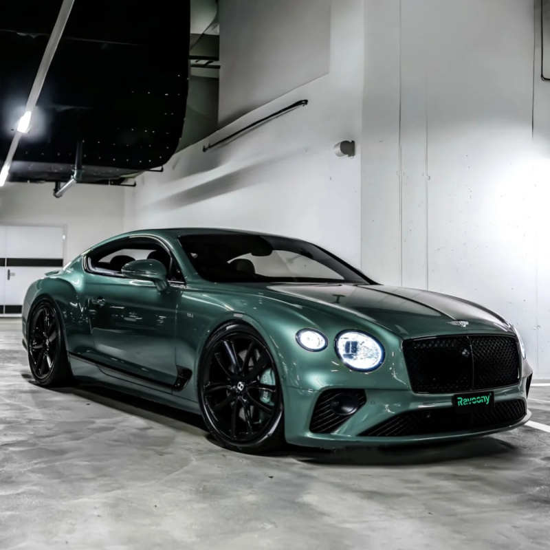 Ravoony Basic PET Gloss Metallic Ryan Green Car Wrap