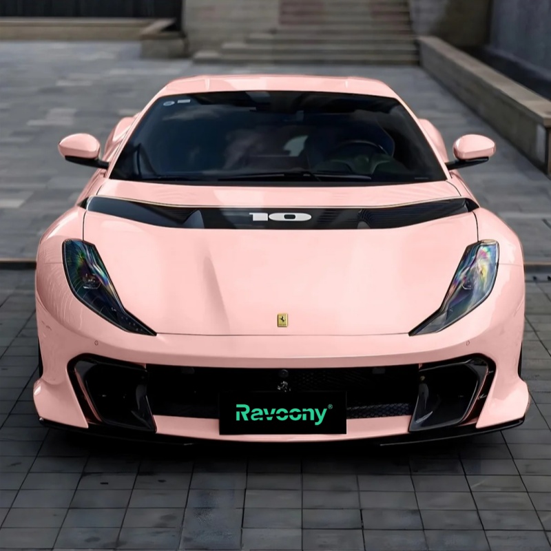 Ravoony Basic Gloss Lychee Pink Car Vinyl Wrap