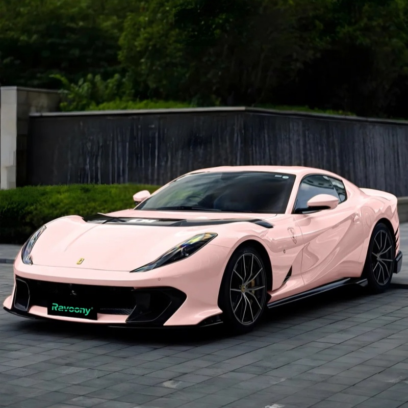 Ravoony Basic Gloss Lychee Pink Car Vinyl Wrap