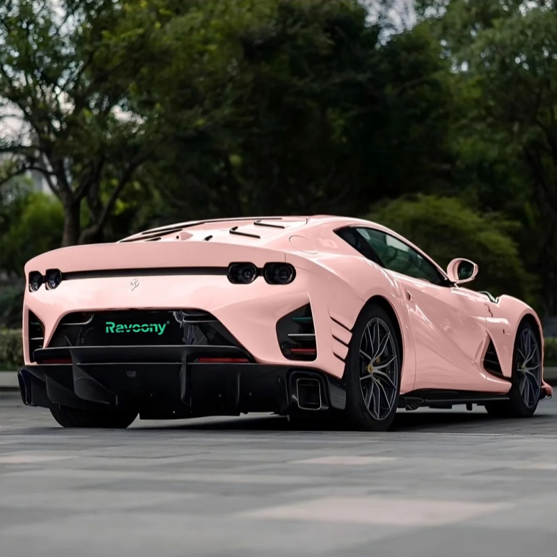 Ravoony Basic Gloss Lychee Pink Car Vinyl Wrap