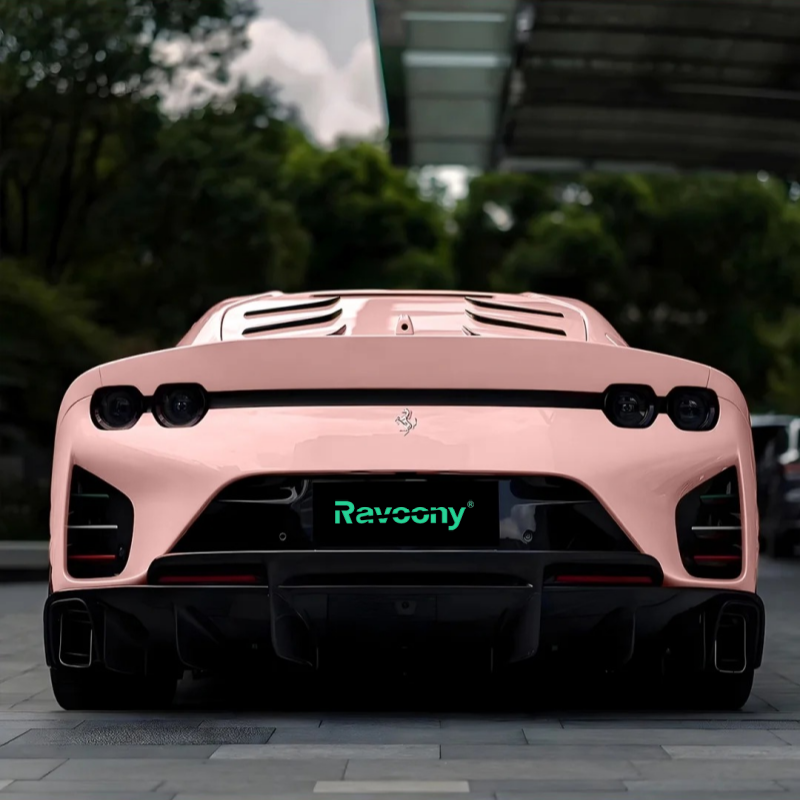 Ravoony Basic Gloss Lychee Pink Car Vinyl Wrap