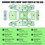 Ravoony Basic Gloss Spiritual Realm Purple Car Wrap