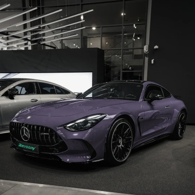 Ravoony Basic Gloss Spiritual Realm Purple Car Wrap 01