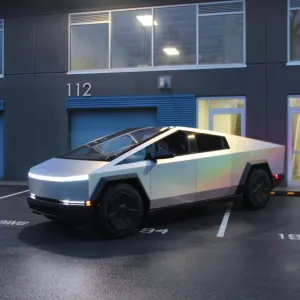 Ravoony Plus Ultra Gloss Iridescent Laser Silver Car Wrap