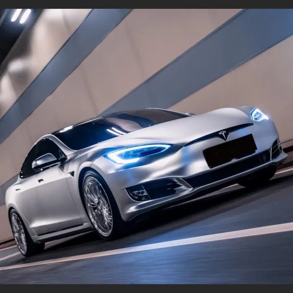 Ravoony Plus Matte Chrome Alexander Silver Metallic Vinyl Wrap