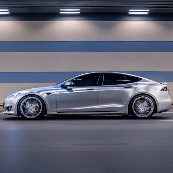 Ravoony Plus Matte Chrome Alexander Silver Metallic Vinyl Wrap