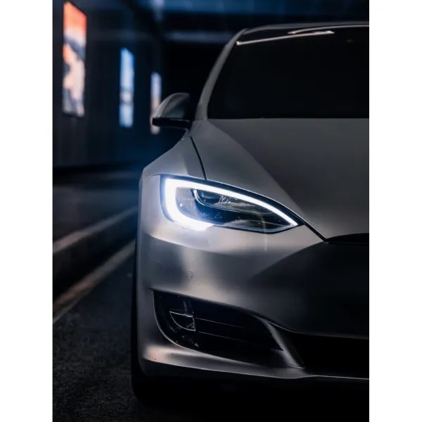 Ravoony Plus Matte Chrome Alexander Silver Metallic Vinyl Wrap