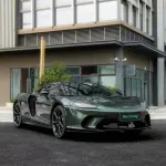Ravoony Plus PET Gloss Metallic Porsche Oak Green Car Vinyl Wrap