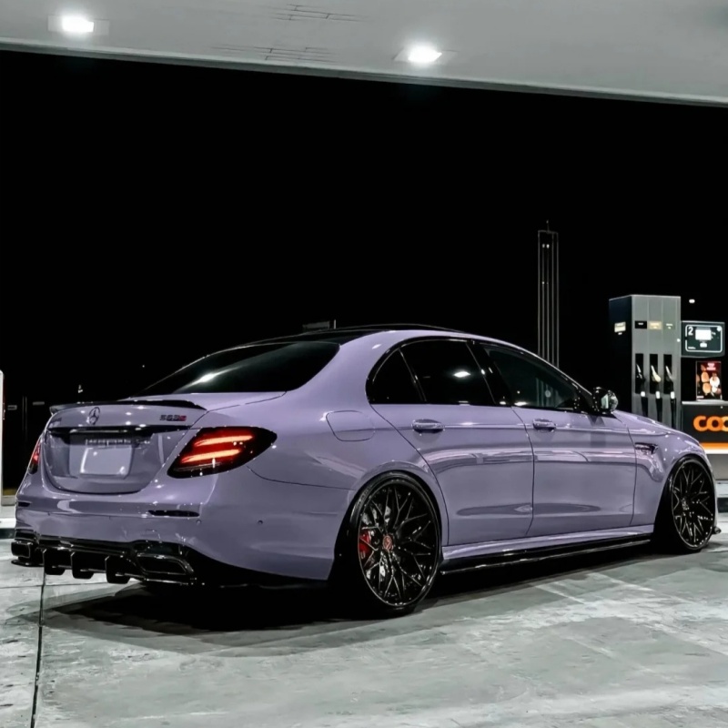 Ravoony Plus PET Gloss Victoria Purple Car Vinyl Wrap