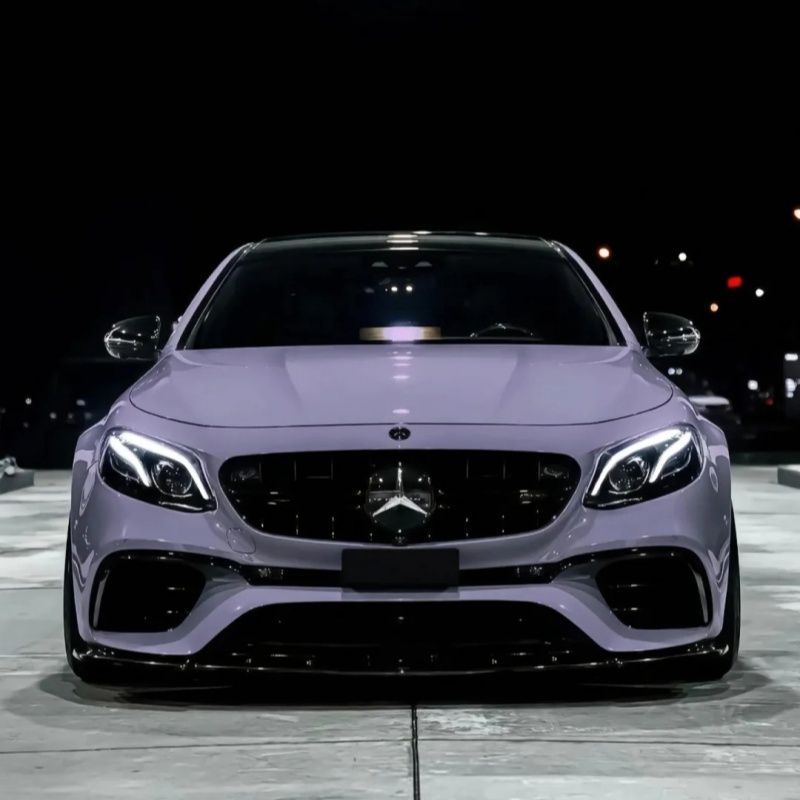 Ravoony Plus PET Gloss Victoria Purple Car Vinyl Wrap