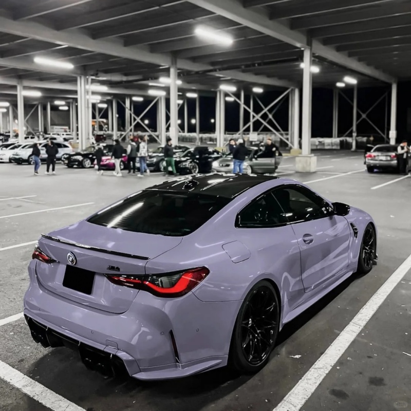 Ravoony Plus PET Gloss Victoria Purple Car Vinyl Wrap