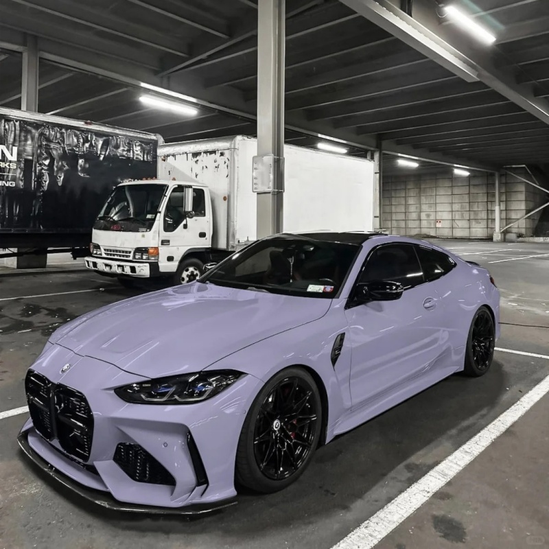 Ravoony Plus PET Gloss Victoria Purple Car Vinyl Wrap