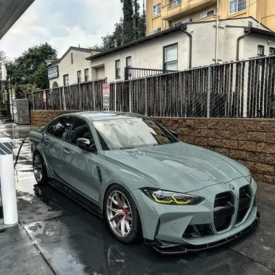 Ravoony Plus PET Gloss Shadow Green Car Wrap 01