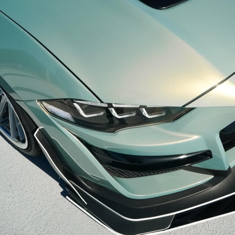  Ravoony Plus Twin Candy Green Gold Car Wrap