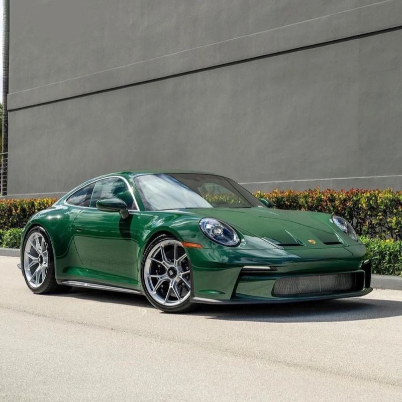 Ravoony Plus PET Gloss Porsche Racing Green Car Vinyl Wrap