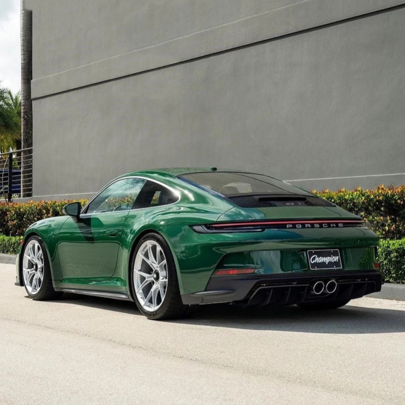 Ravoony Plus PET Gloss Porsche Racing Green Car Vinyl Wrap