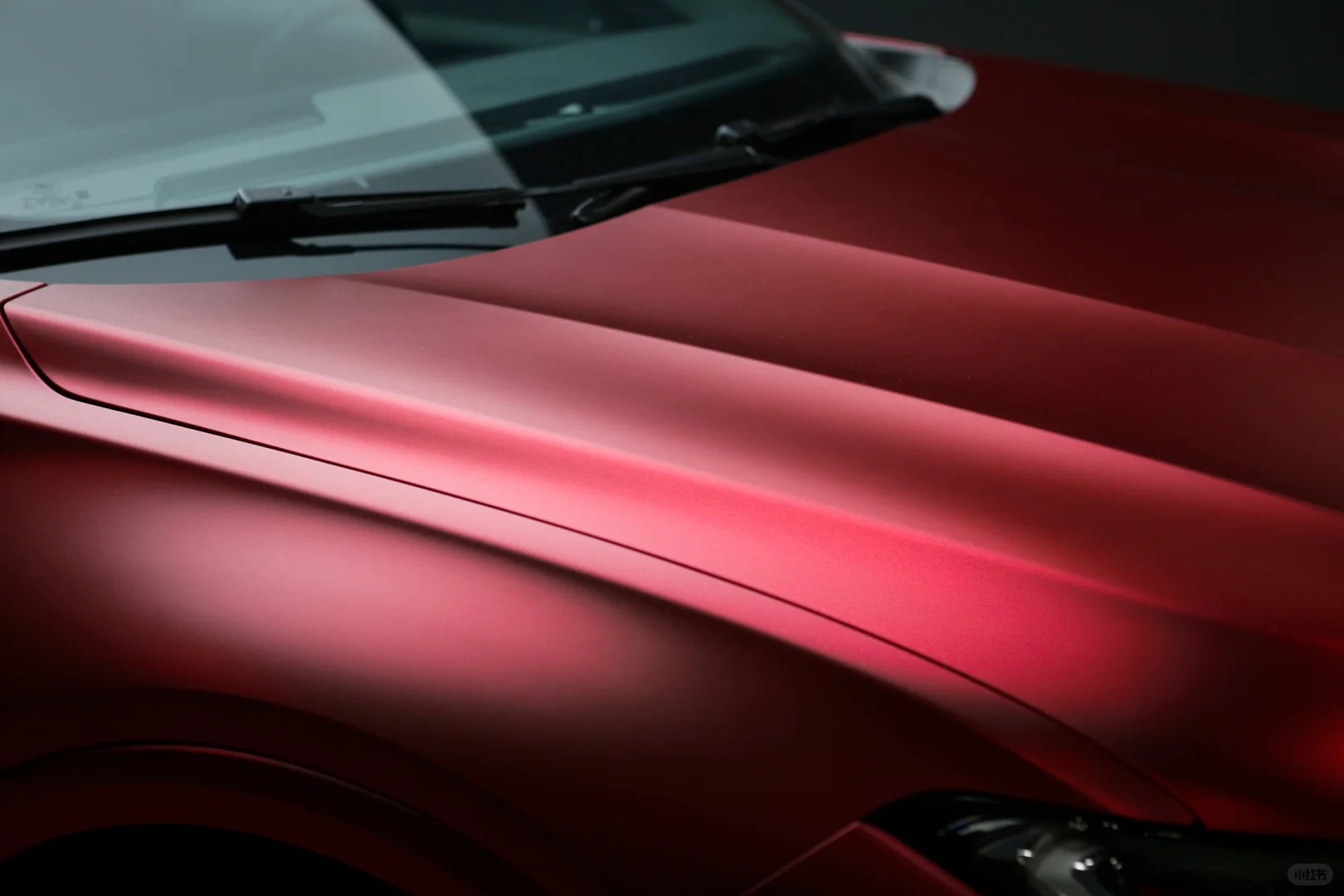 Ravoony Basic Matte Chrome Romanee Red Vinyl Car Wrap