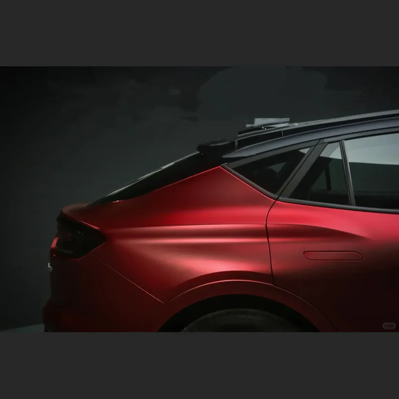 Ravoony Basic Matte Chrome Romanee Red Vinyl Car Wrap