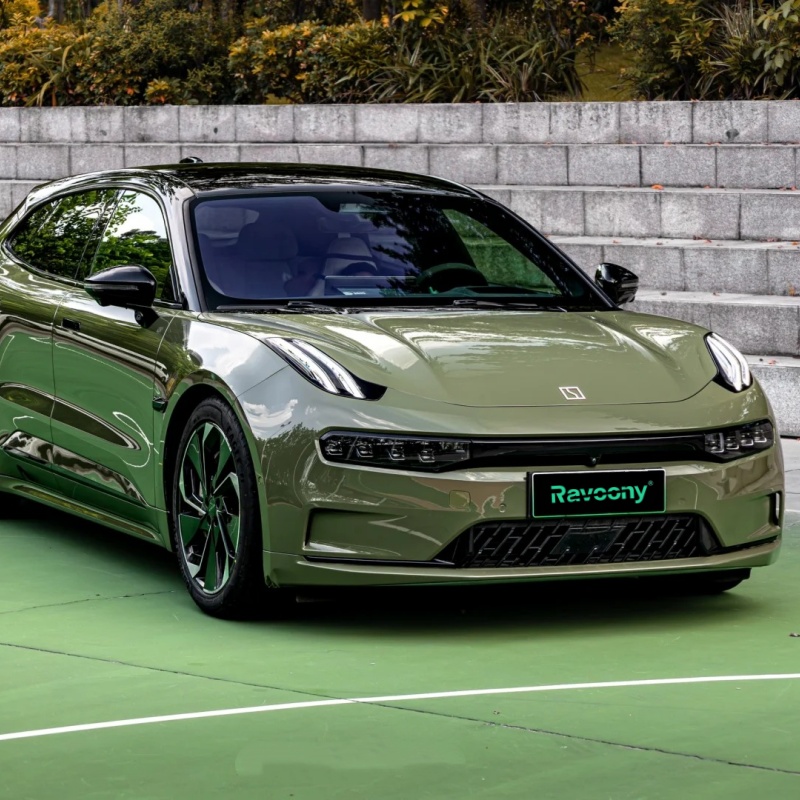 Ravoony Plus PET Gloss Aurora Green Car Vinyl Wrap