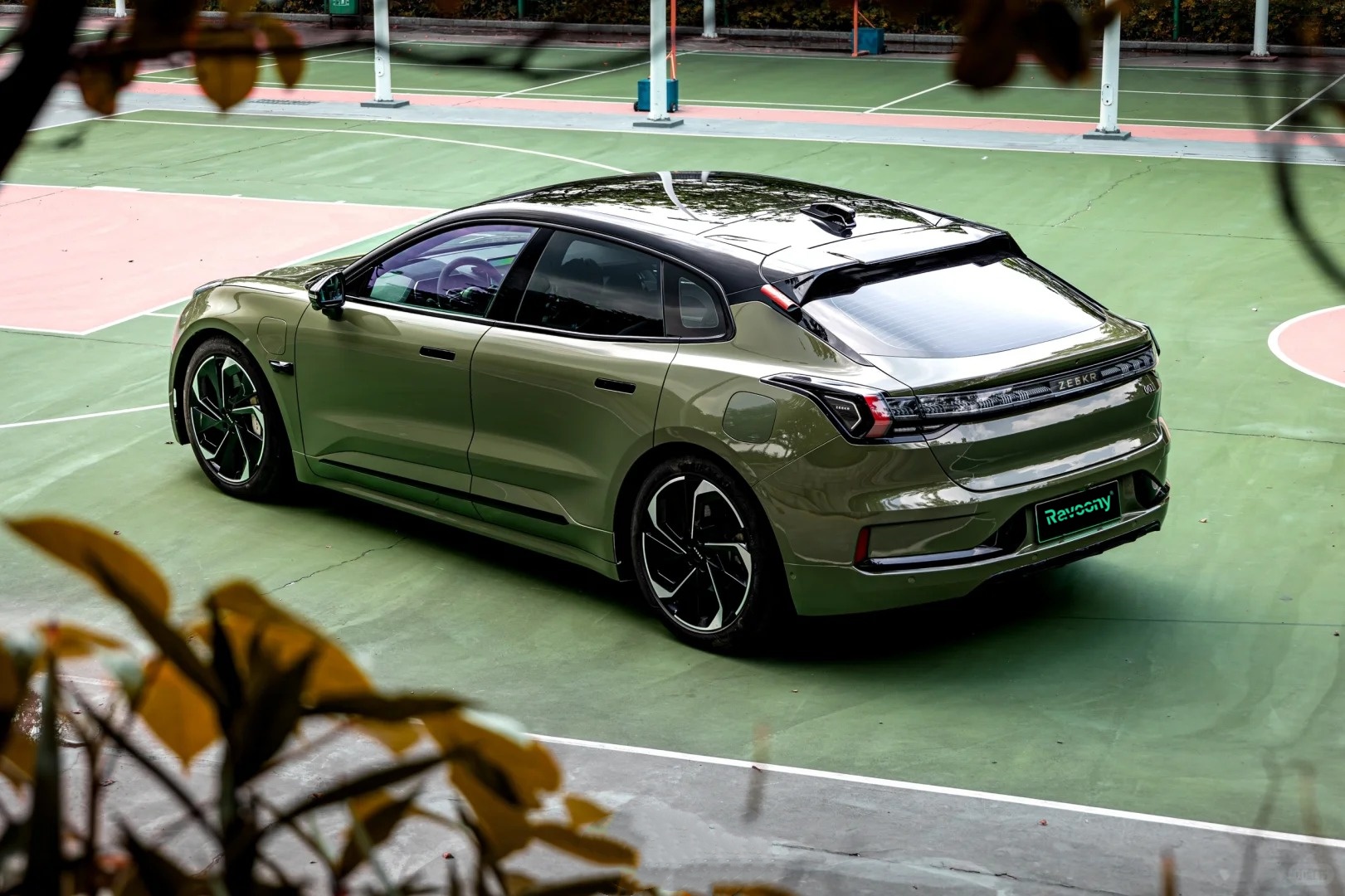 Ravoony Plus PET Gloss Aurora Green Car Vinyl Wrap