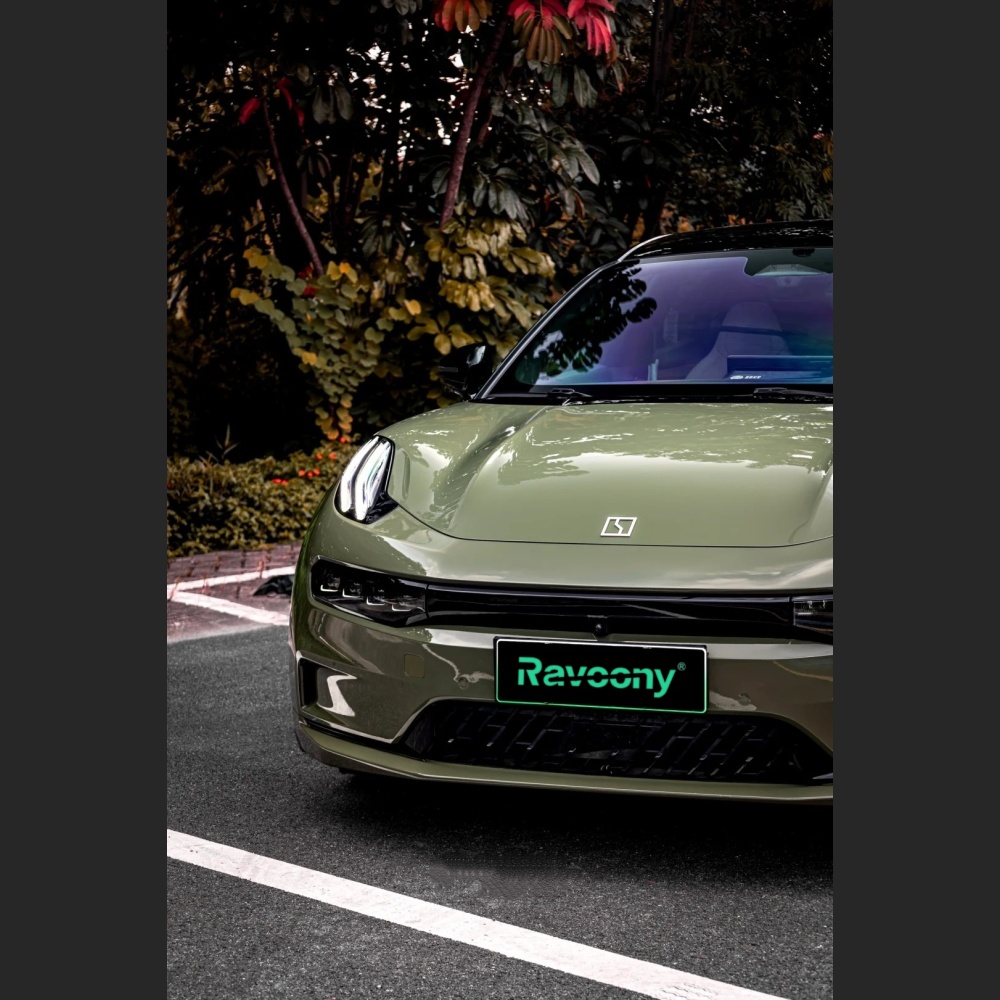 Ravoony Plus PET Gloss Aurora Green Car Vinyl Wrap
