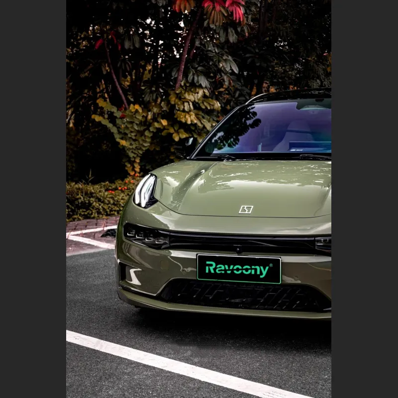 Ravoony Plus PET Gloss Aurora Green Car Vinyl Wrap