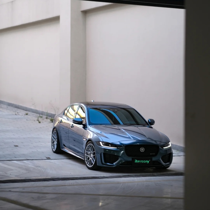 Ravoony Plus PET Gloss Byron Bay Blue Car Vinyl Wrap