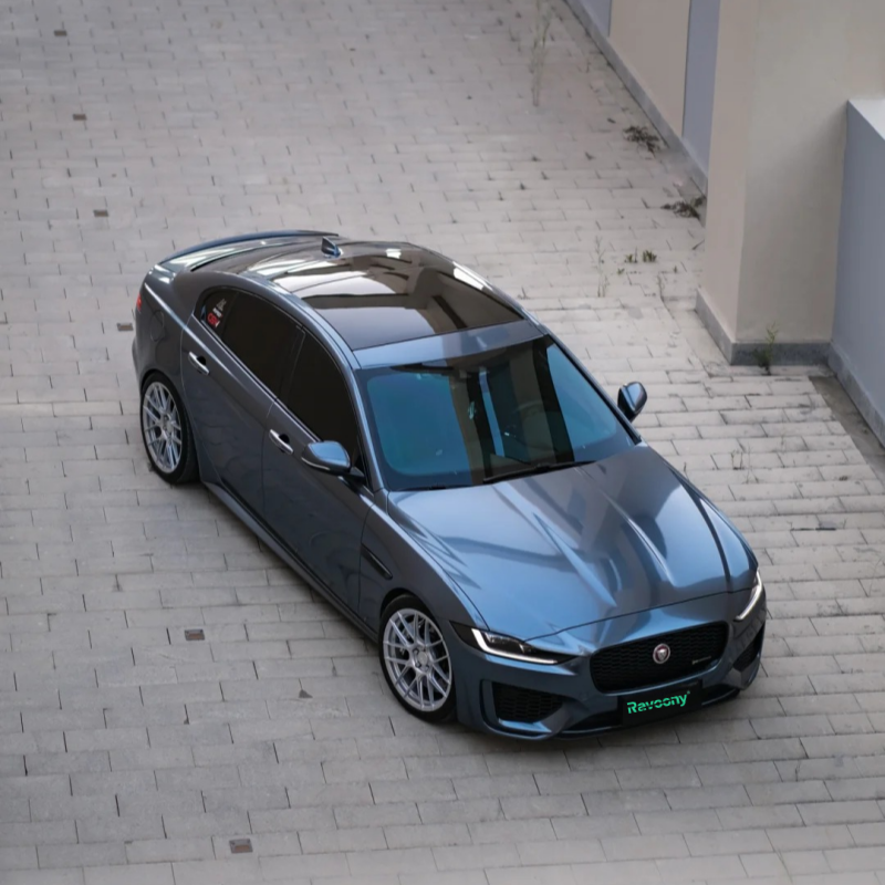 Ravoony Plus PET Gloss Byron Bay Blue Car Vinyl Wrap