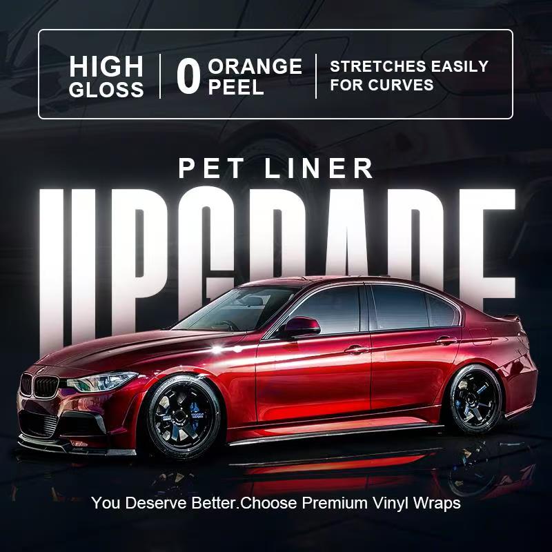 Ravoony Plus PET Gloss Star Ruby Car Vinyl Wrap