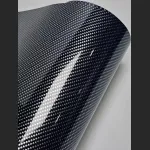 Ravoony Plus Glossy 3D Carbon Black Vinyl Wrap