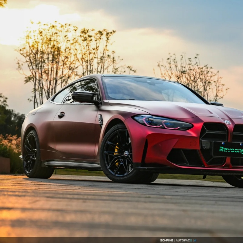 Ravoony Pro TPU Matte Chrome Romanee Red PPF Film