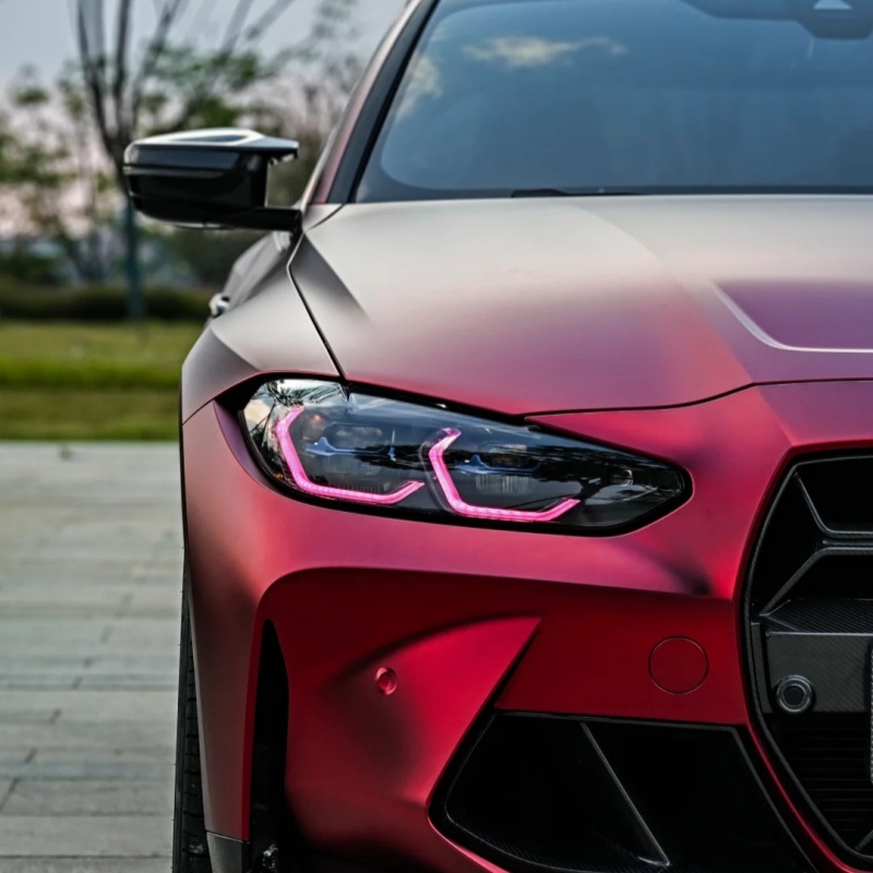 Ravoony Pro TPU Matte Chrome Romanee Red PPF Film