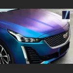 Ravoony Plus PET Matte Diamond Blue Purple Vinyl Wrap
