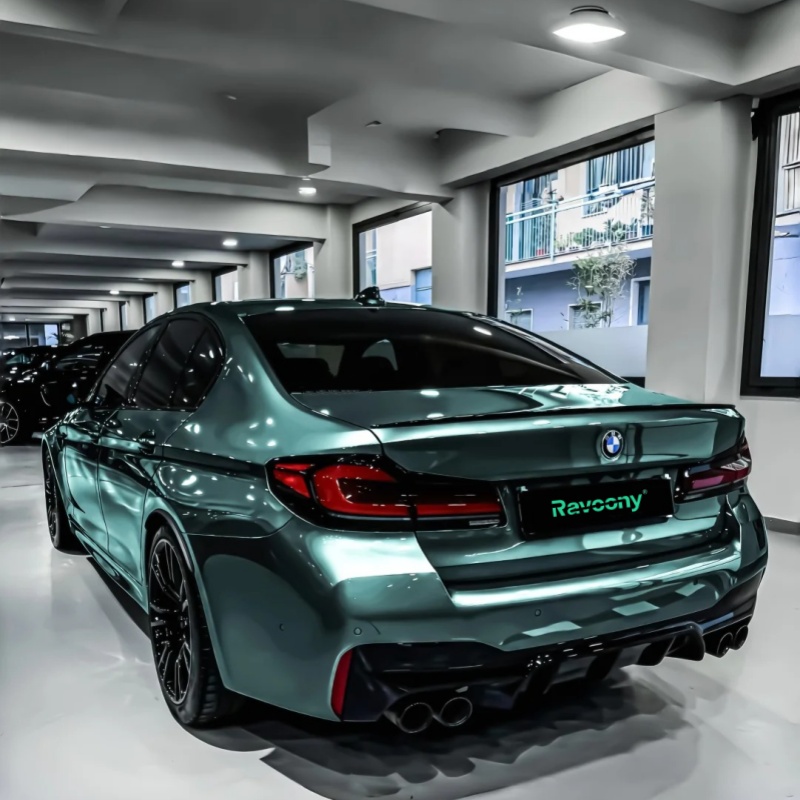 Ravoony Plus PET Gloss Metallic Ryan Green Car Wrap