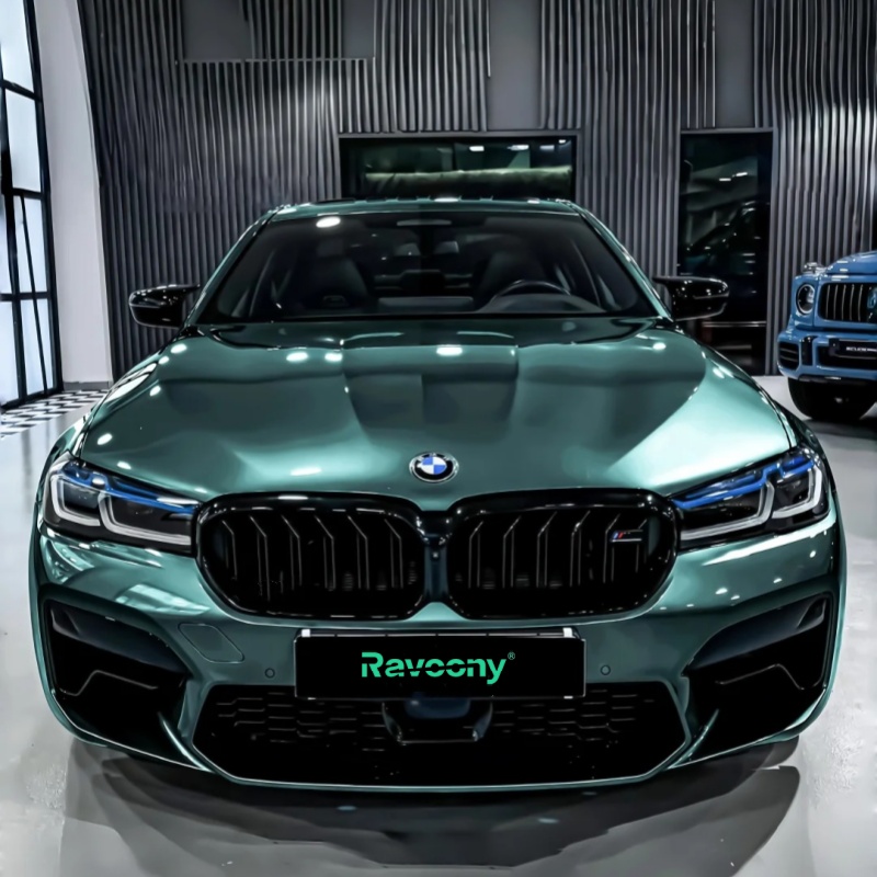 Ravoony Plus PET Gloss Metallic Ryan Green Car Wrap