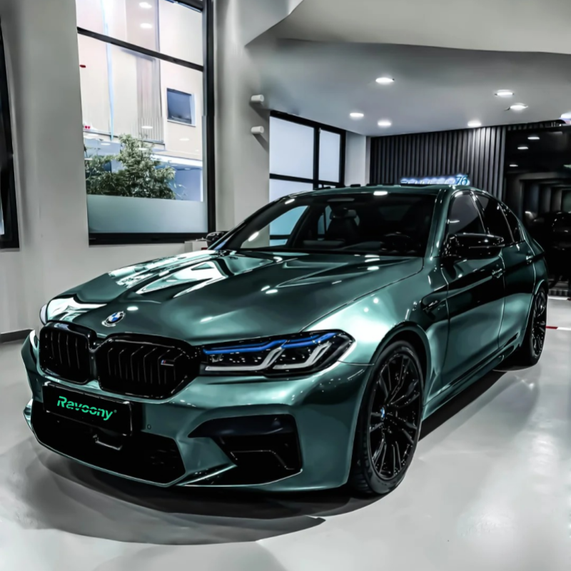 Ravoony Plus PET Gloss Metallic Ryan Green Car Wrap