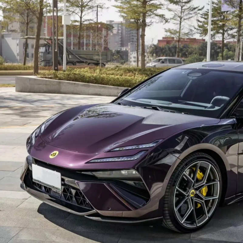 Ravoony Plus PET Gloss Metallic Eve Purple Car Vinyl Wrap