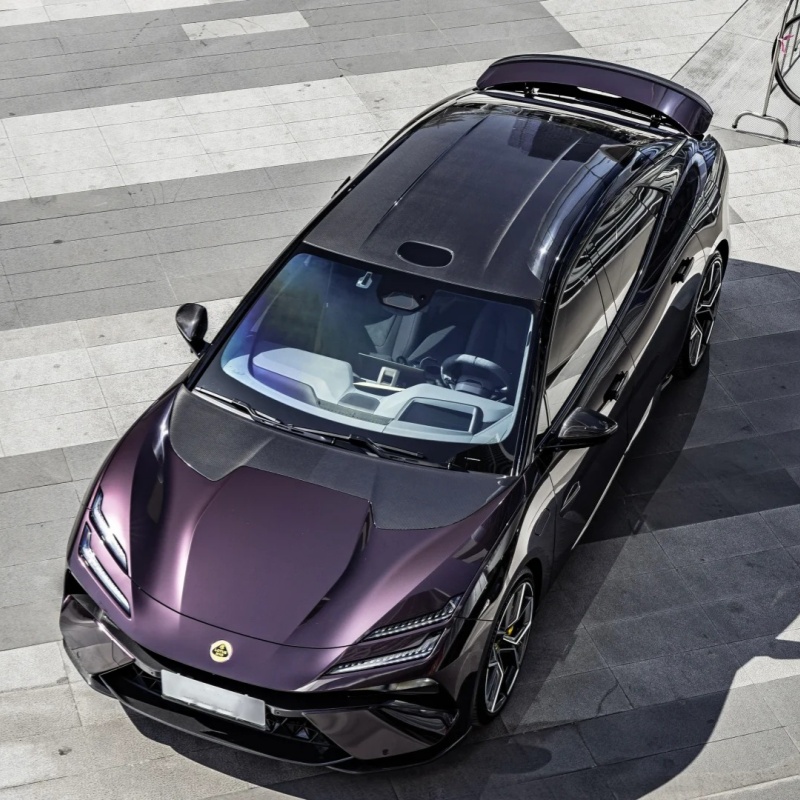 Ravoony Plus PET Gloss Metallic Eve Purple Car Vinyl Wrap