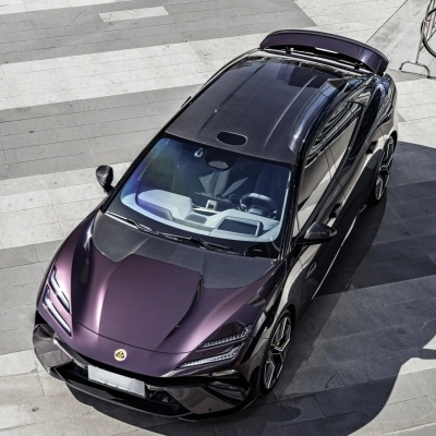 Ravoony Plus PET Gloss Metallic Eve Purple Car Vinyl Wrap 02