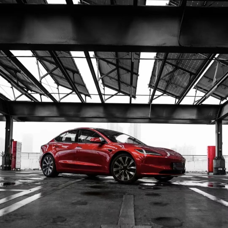 Ravoony Plus Tesla Gloss Midnight Cherry Red Vinyl Car Wrap